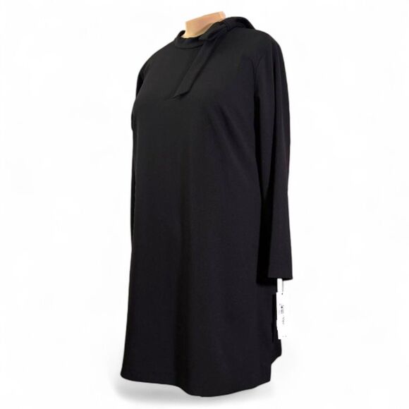 CALVIN KLEIN Plus Size Bow Neck Black Sheath Dress, NWT! Size 22W - Picture 3 of 10